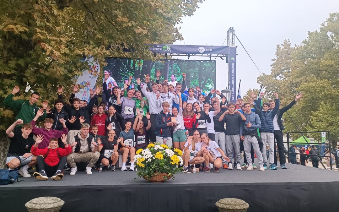 Naši dijaki ponovno odlični na Ljubljanskem maratonu